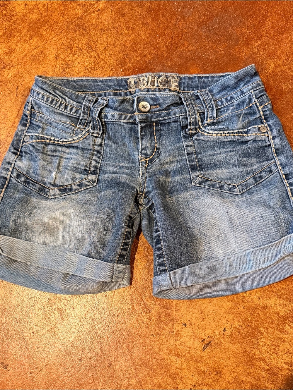 Truce blue Denim Women's Shorts